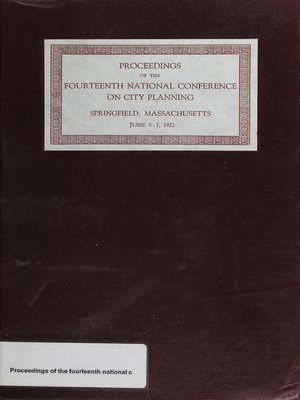 cover image of Proceedings of the Fourteenth National Conference on City Planning